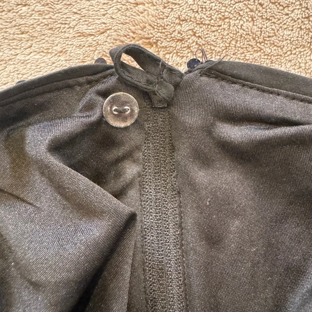 Glam Sequin Party Mini Skirt‎ Sparkly Black Night Out Cocktail Holiday Sz 6